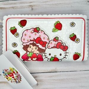 Loungefly Hello Kitty and Friends x Strawberry Shortcake Scented Flap Wallet NWT